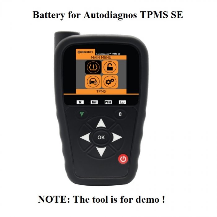 Battery Replacement for Autodiagnos TPMS SEAutodiagnosTPMSSE